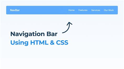 How To Create Navigation Bar Using Html And Css Navbar Html Css Navigation Bar Web