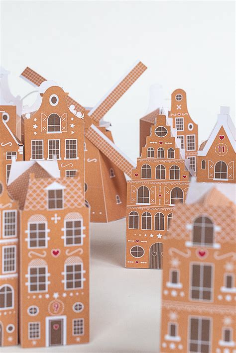 How To Make An Advent Calendar Village Free Printable For You
