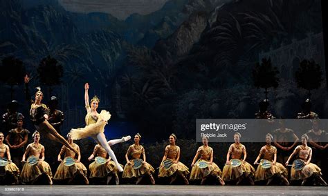 Laura Morera As Gamzatti And Steven Mcrae As Solor With Artists Of