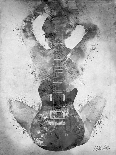 Free Black And White Guitar Download Free Black And White Guitar Png