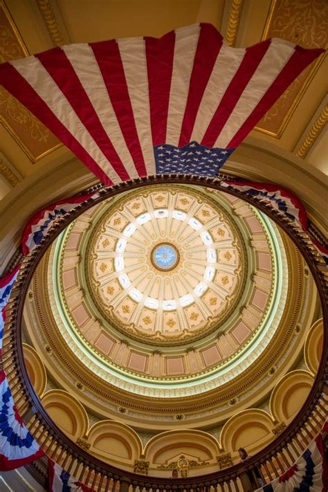 California State Capitol Rotunda Stock Image Image Of Interior