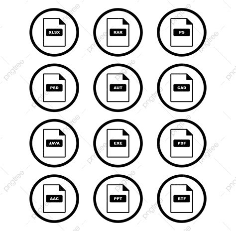 12 Icon Set Of File Formats For Personal And Commercial Use File Icons