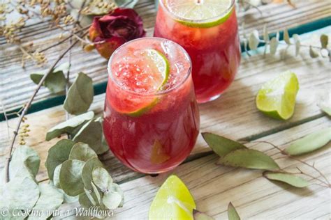 Sparkling Pomegranate Rosé Lemonade Cooking With A Wallflower