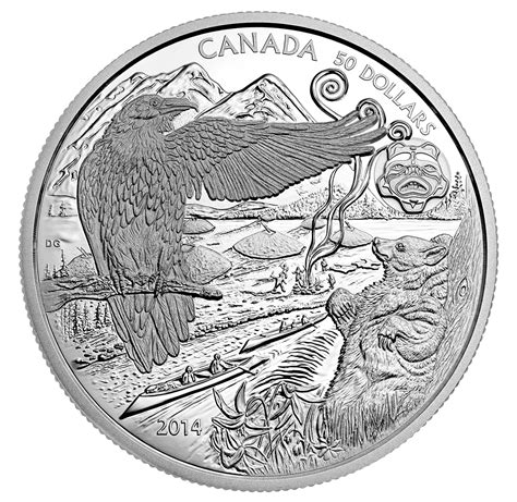 5 Oz Fine Silver Coin The Legend Of The Spirit Bear