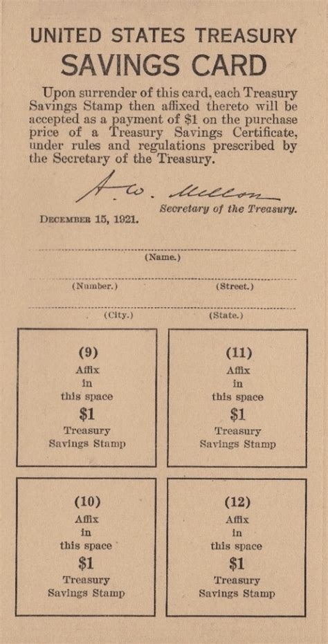 Postal Savings And War Savings Stamps Herbstman Collection