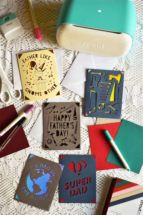 Woman In Real Life How To Make Easy Fathers Day Cards With Cricut Joy