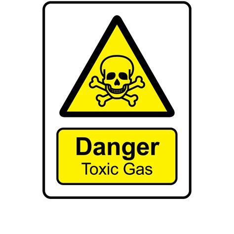 Buy Danger Toxic Gas Labels Danger And Warning Stickers