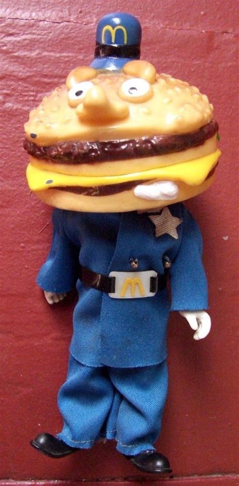 Vintage Mcdonalds Officer Big Mac Action Figure Doll 1976 Remco Head Tilter Toy Ebay Big
