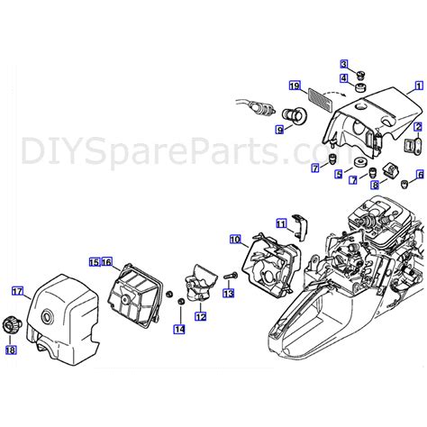 Stihl Ms 361 Parts Diagram