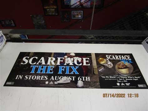 Scarface The Fix Promo Flat New Unused Def Jam South Recordings 2002