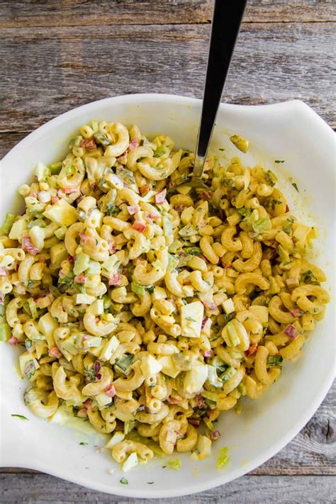 It's a classic recipe made with macaroni, colorful veggies a classic pasta salad recipe made with tender macaroni tossed with colorful veggies and eggs i just made this and i omitted the greek yogurt and went with 1/2 cup each dukes mayo and miracle whip. Nutmeg Nanny | A Journey Through a Sweet and Savory Life