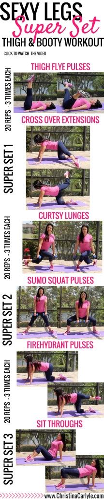 Leg Workout For Women Christina Carlyle