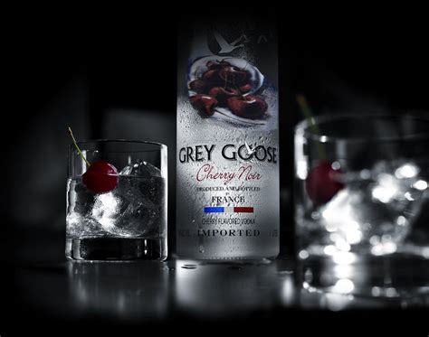 Grey Goose~cherry Noir Cocktails Party Drinks Alcoholic Drinks Cherry Vodka Cherry Flavor