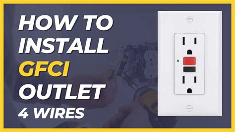 How To Install Gfci Outlet 4 Wires Youtube
