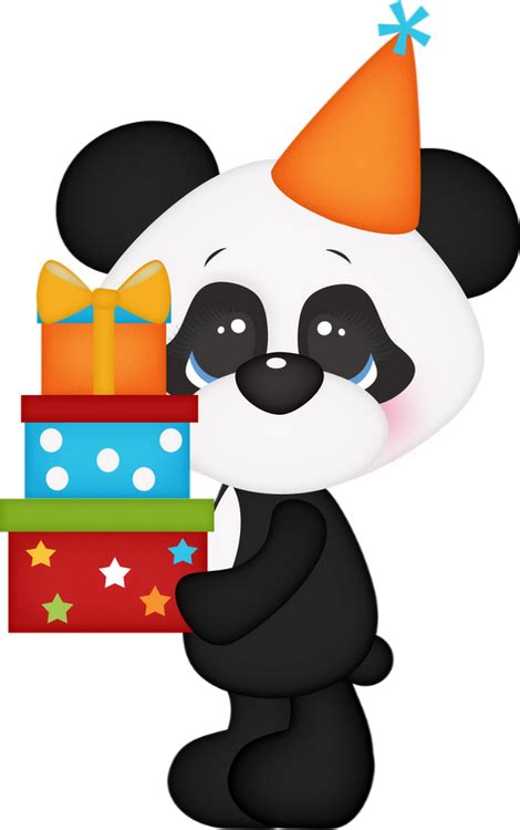 Panda Png Tube Anniversaire Birthday Clipart