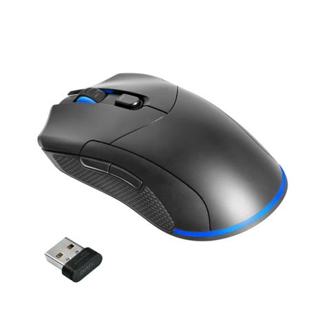 Onn Rechargable Wireless Gaming Mouse With Led Lighting And 8