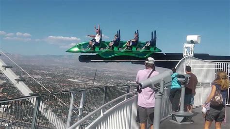 X Scream Thrill Ride Stratosphere Hotel Las Vegas Oct 2012 Youtube