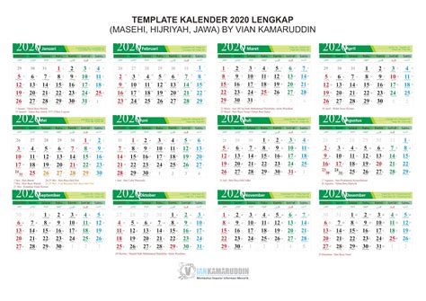 Kalender Tahun 2020 Lengkap Dengan Tanggal Jawa Financial Report