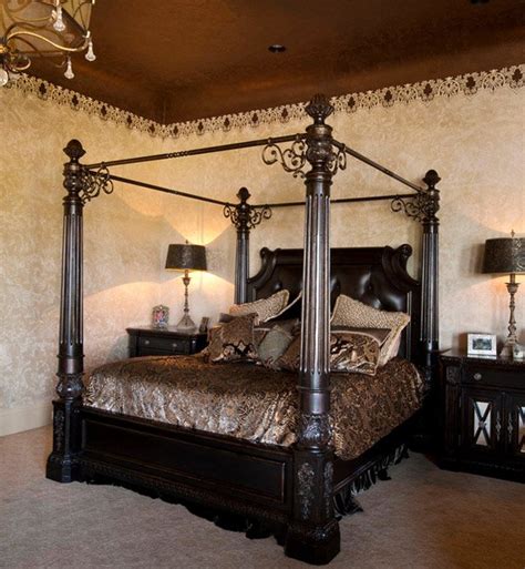 A complete gothic bedroom set consists of a gothic bed, a gothic dresser and sometimes a gothic nightstand. 15 Gorgeous Gothic Bedroom Ideas | Home Design Lover