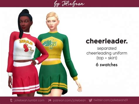 Cheerleader Uniform At Joliebean Sims 4 Updates