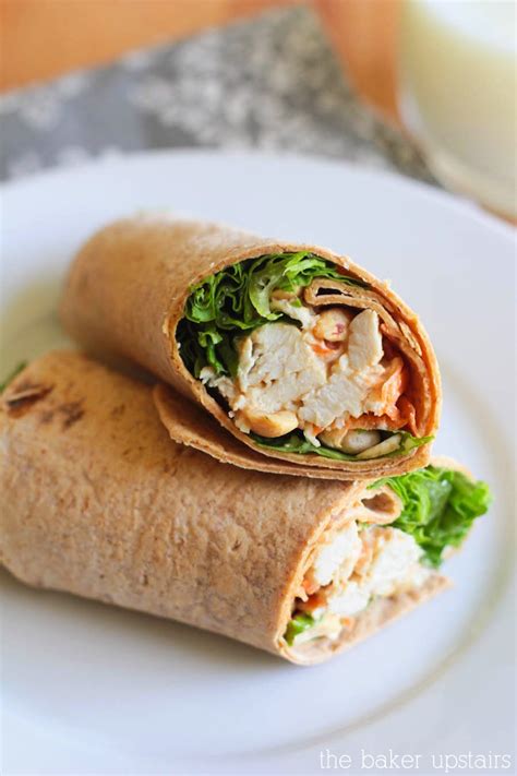 Thai Chicken Wraps The Baker Upstairs