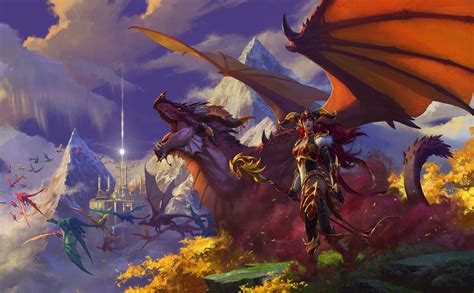 Alexstrasza Key Art World Of Warcraft Dragonflight Art Gallery My Xxx