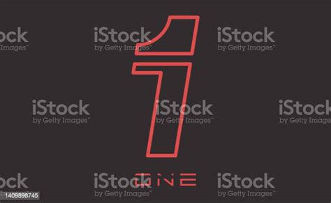Number One Logo Vector Illustration Number 1 Stock Illustration