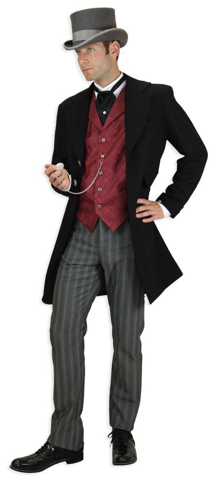 Victorian Man Costume Outfit Design Steampunk Clothing Victorian Costume Steampunk Men