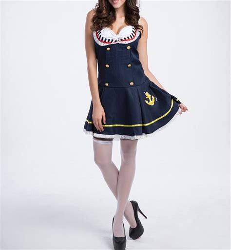 european and american sailor suit navy role playing sexy dress uniform temptation nautical
