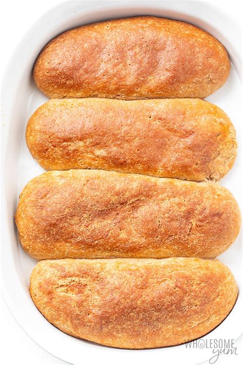 Low Carb Keto Hot Dog Buns Recipe Wholesome Yum