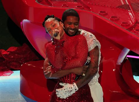 Usher Dazzles At Super Bowl Halftime Show With Help From His Friends