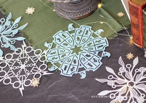 Harry Potter Snowflakes - Winter Cut Files | Designs By Miss Mandee