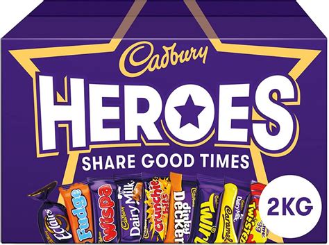 cadbury heroes chocolate bulk sharing box 2kg approved food