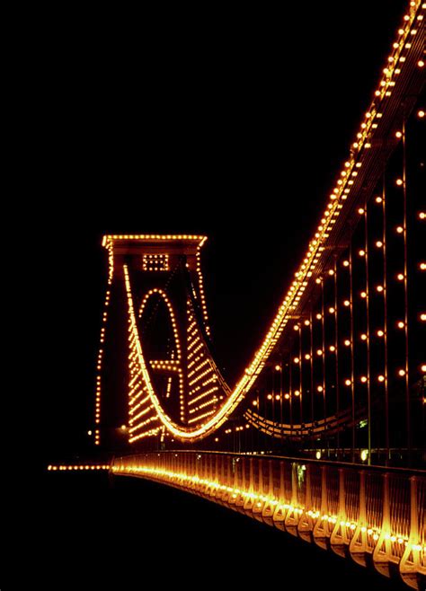 Clifton Suspension Bridge At Night Photograph By Martin Dohrnscience