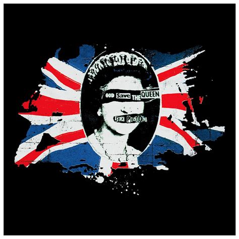 t shirt homme sex pistols god save the queen flag rock a gogo