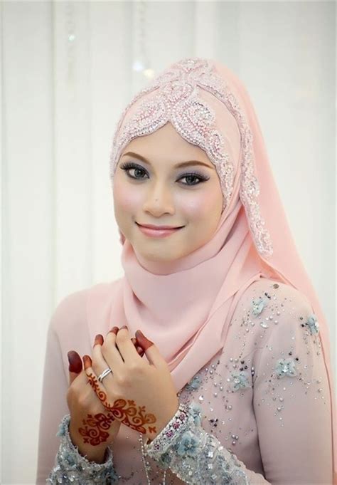 Bridal Hijab Style Hijab Wedding Style Wedding Hijab Styles Muslim Wedding Dresses Wedding