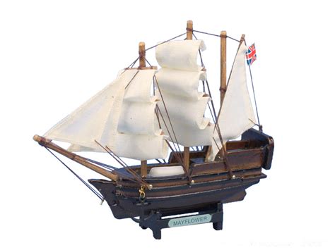 Buy Wooden Mayflower Tall Model Ship 7in Model Ships