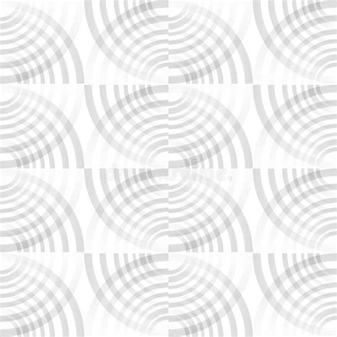White And Grey Abstract Spin Circle Donut Modern Abstract Seamless