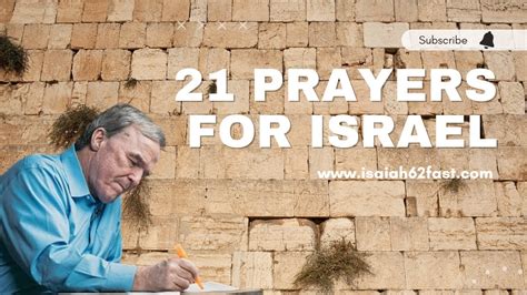 21 Prayers For Israel And The Isaiah 62 Fast Youtube