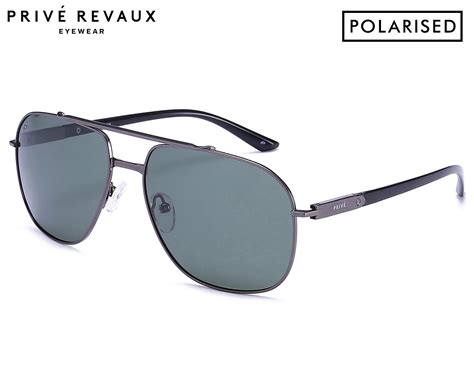Privé Revaux The Dealer Polarised Sunglasses Grey Black Nz