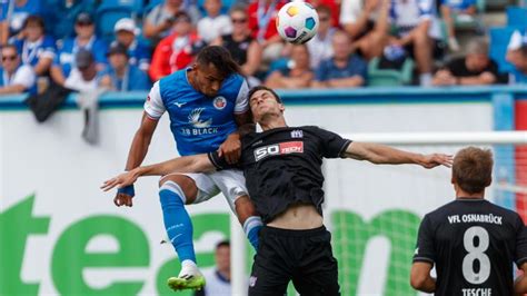 Fc Hansa Rostock Gewinnt 21 Gegen Aufsteiger Vfl Osnabrück Nnn