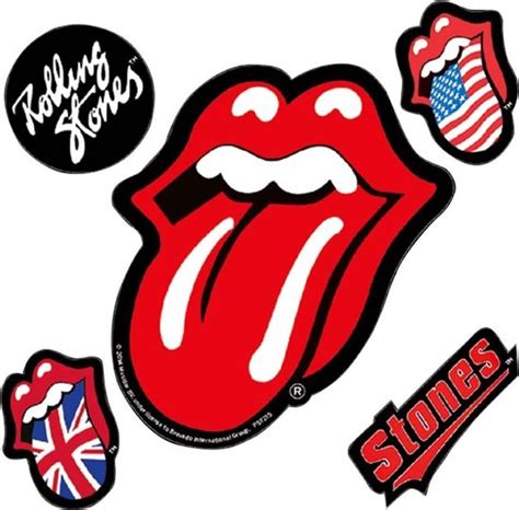 The Rolling Stones Stickers Multicolour Bol