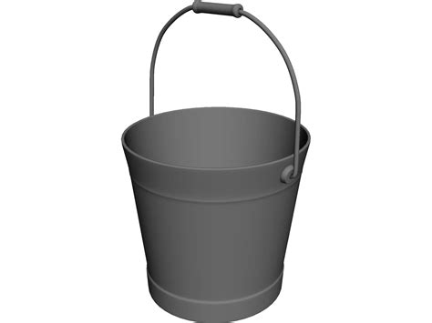 Water Bucket 3d Model 3dcadbrowser