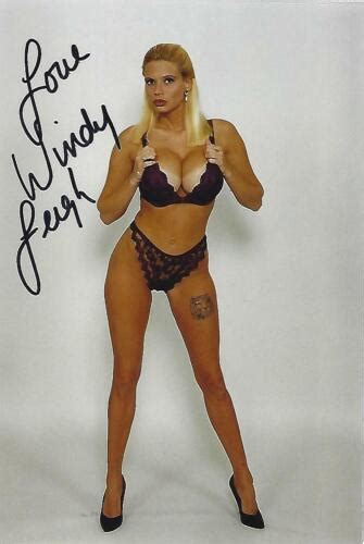 Windy Leigh Signed 4x6 Photo Bas Coa Porn Star Adult Model Picture