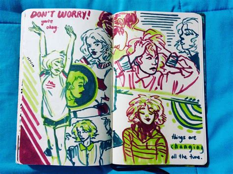 Heres Part 1 Of My Favorite Spreads From My Art Journal Sketchbook
