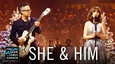 She And Him The Christmas Song Late Late Show Music Guest She And Him Performs The Holiday Classic