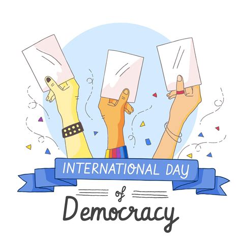 Internationale Dag Van De Democratie 2022 Thema Citaten Posters