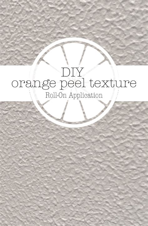 Here's my latest orange peel texture matching video: DIY Orange Peel Texture | On House and Home