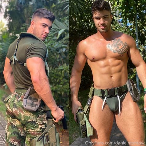 OnlyFans Alejo Ospina And Daniel Montoya Military Guys Hot Men