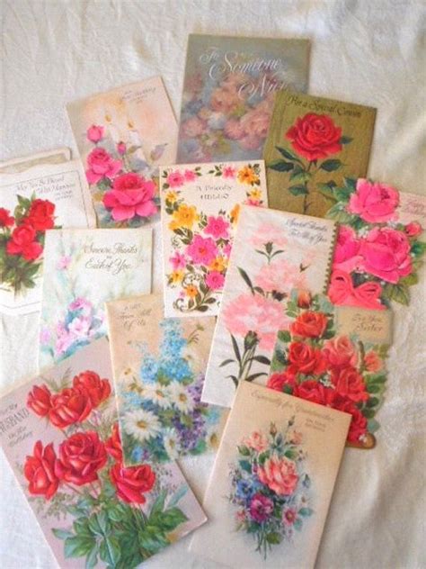 Vintage Greeting Cards From 1970s Unused Assorted Occasion And Etsy Vintage Greeting Cards